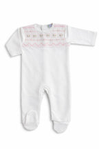 Hand-Smoked Embroidery Footie