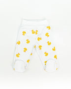 Rubber Duck Print Bodysuit & Pants Set