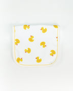 Rubber Duck Print Burp Cloth