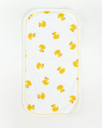 Rubber Duck Print Burp Cloth
