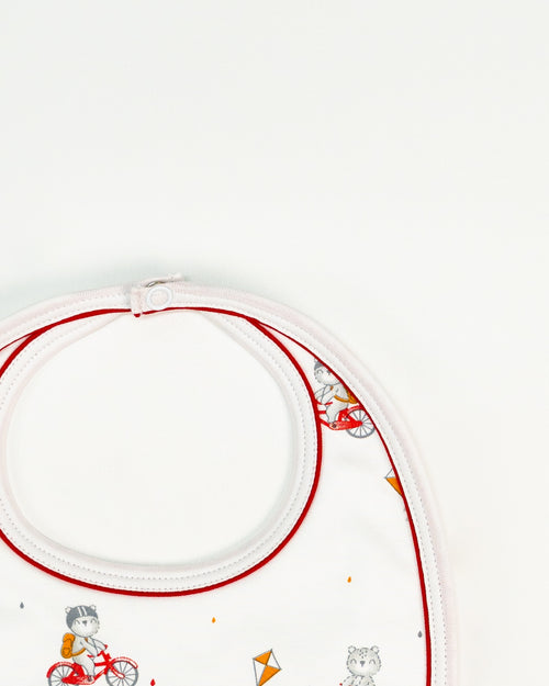 BBMIO Bear Rider Print Bib