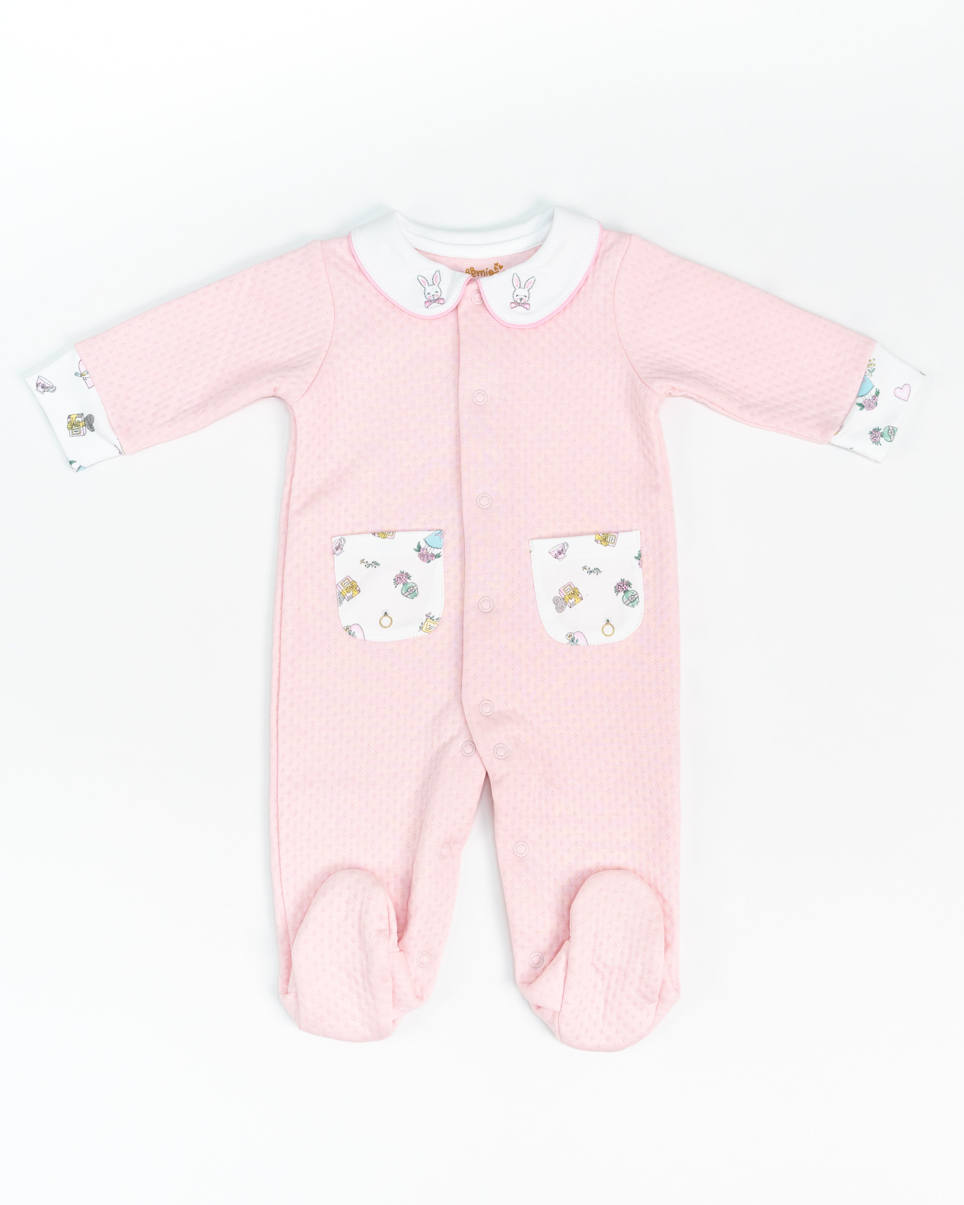 Jacquard Bunny Footie