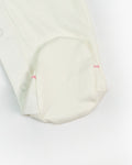 Shy Bunny Embroidered Footie