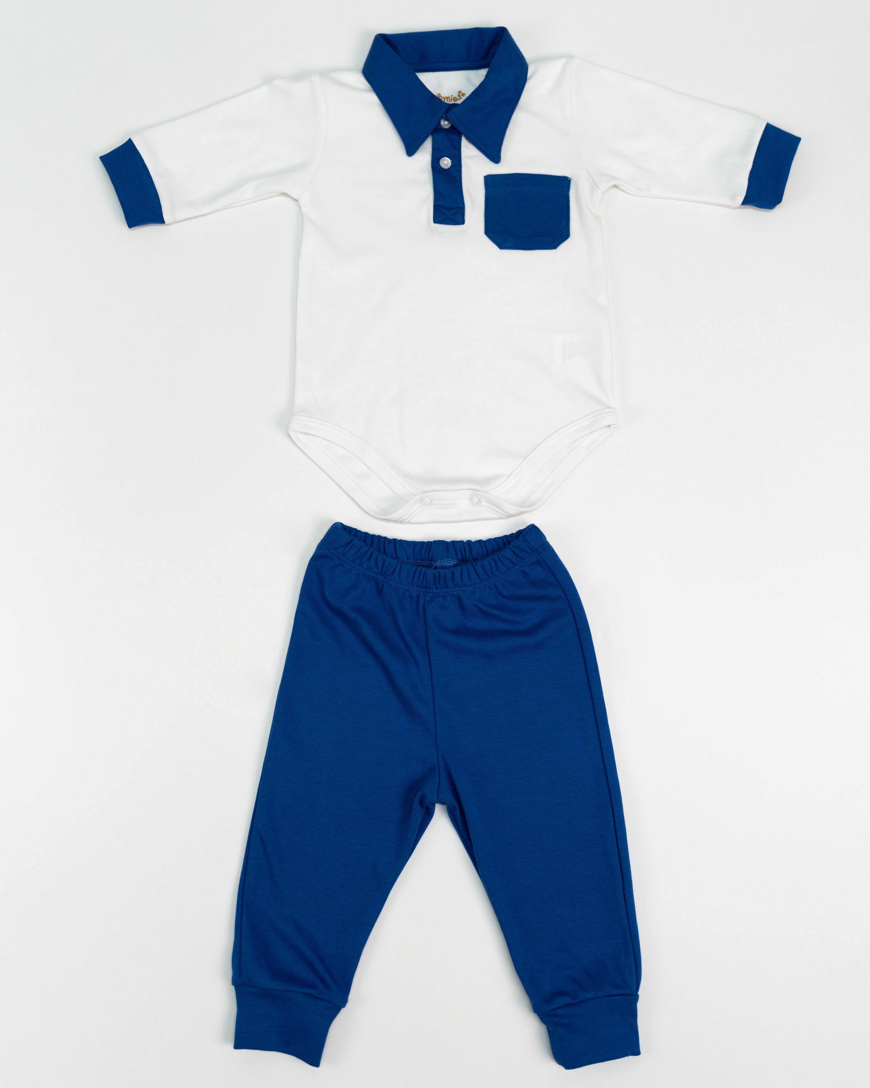 Royal Blue Bodysuit & Pants Set