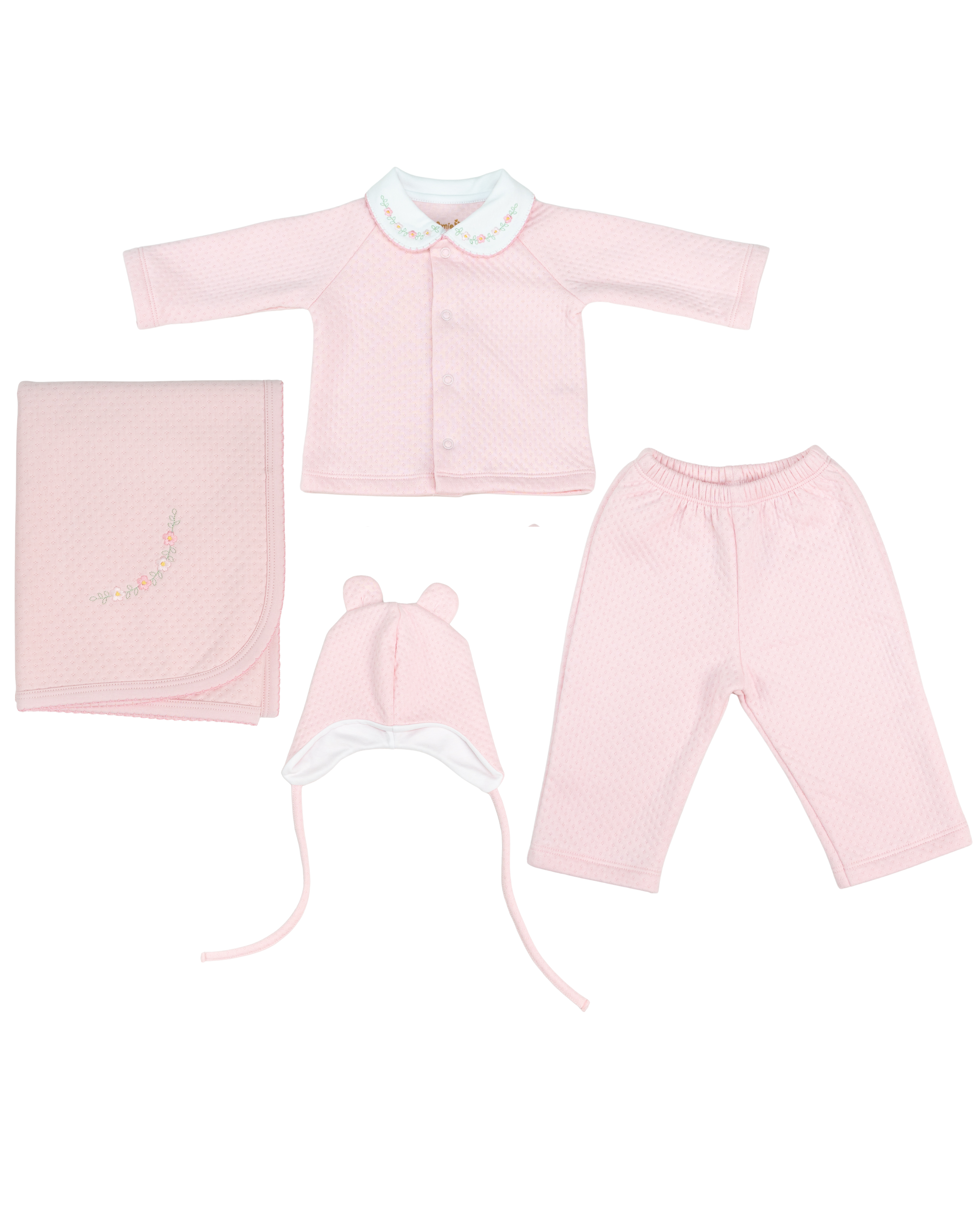 Jacket, Pants, Blanket & Hat Spring Flowers Pack