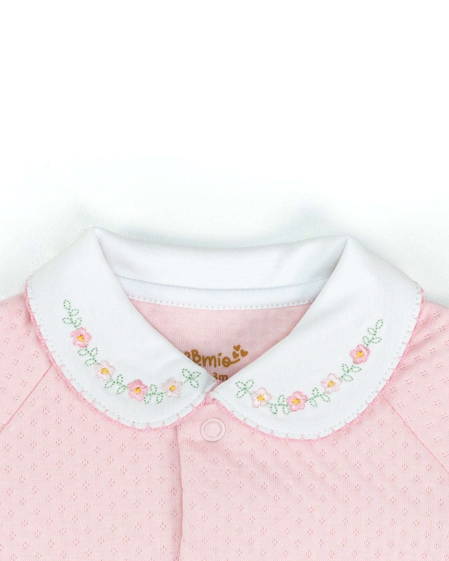 Embroidered Collar Jacket & Pants Set